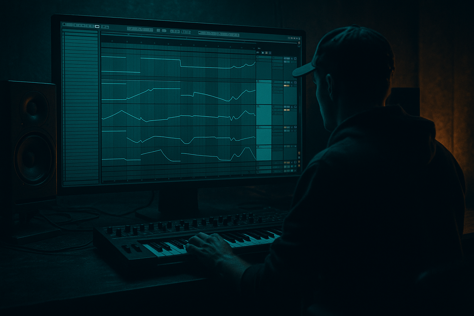 Ratty blueprint: drive a snarling acid-bass line in Ableton Live 12 for sharp drum and bass edge (Advanced · Basslines · tutorial) cover image