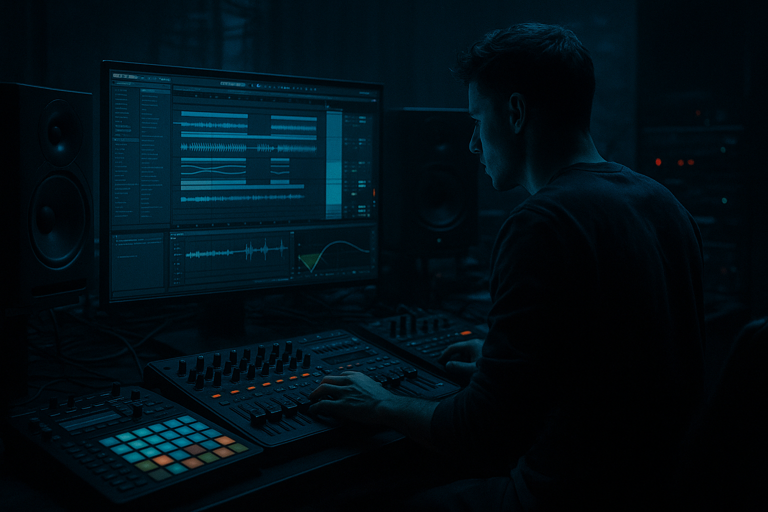 Breakage bass wobble in Ableton Live 12 with jungle swing (Intermediate · Drums · tutorial) cover image