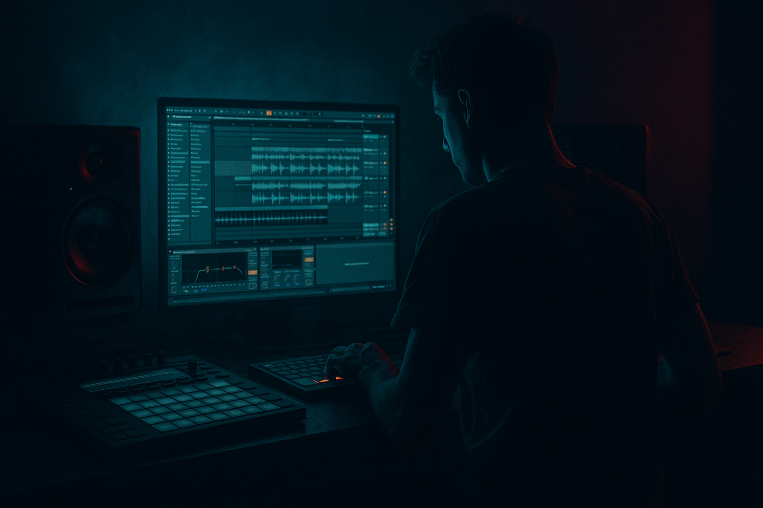 Jungle Voltage approach: a VHS-rave stab clean in Ableton Live 12 (Advanced · Drums · tutorial) cover image