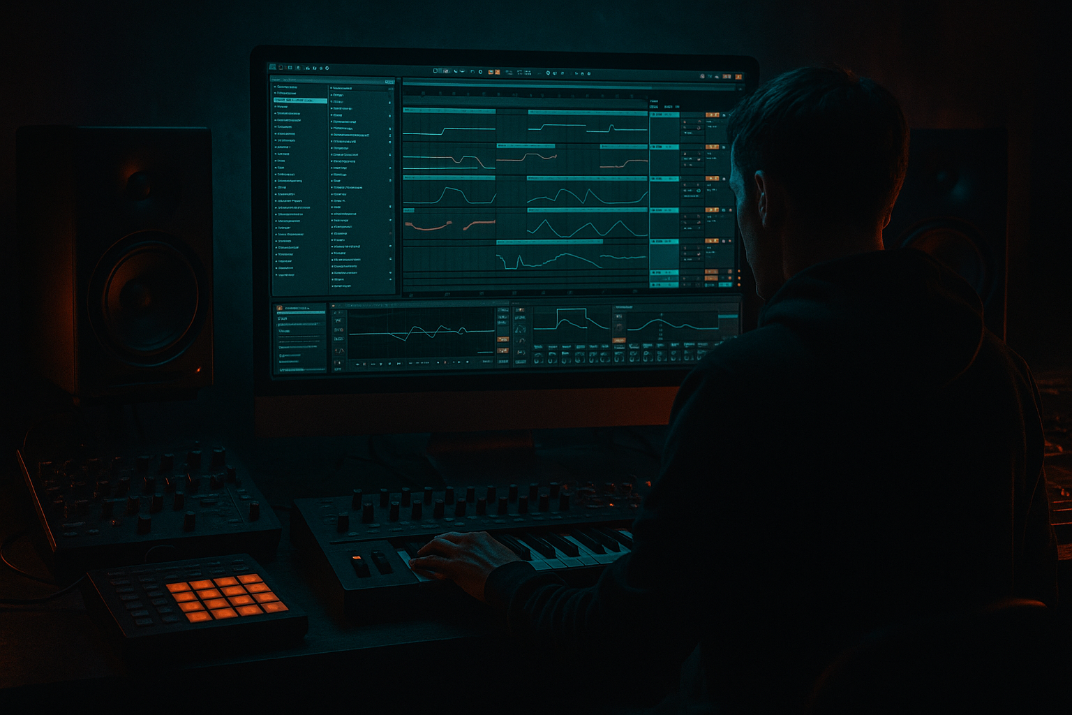 Arrange a subweight roller for deep jungle atmosphere in Ableton Live 12 for jungle oldskool DnB vibes (Intermediate · Basslines · tutorial) cover image