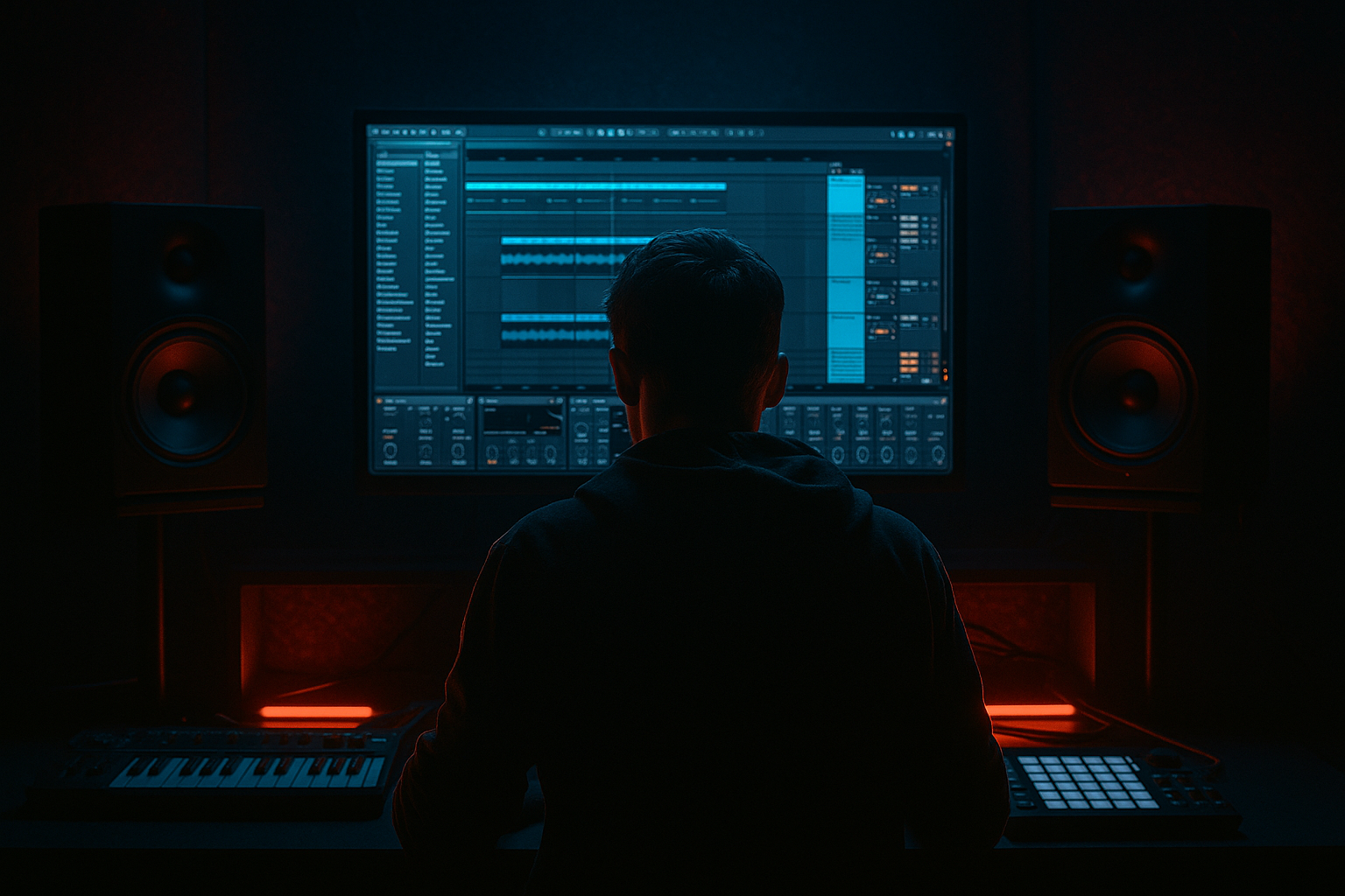 Hybrid Minds ghost percussion in Ableton Live 12 for 90s-inspired darkness (Intermediate · Mixing · tutorial) cover image
