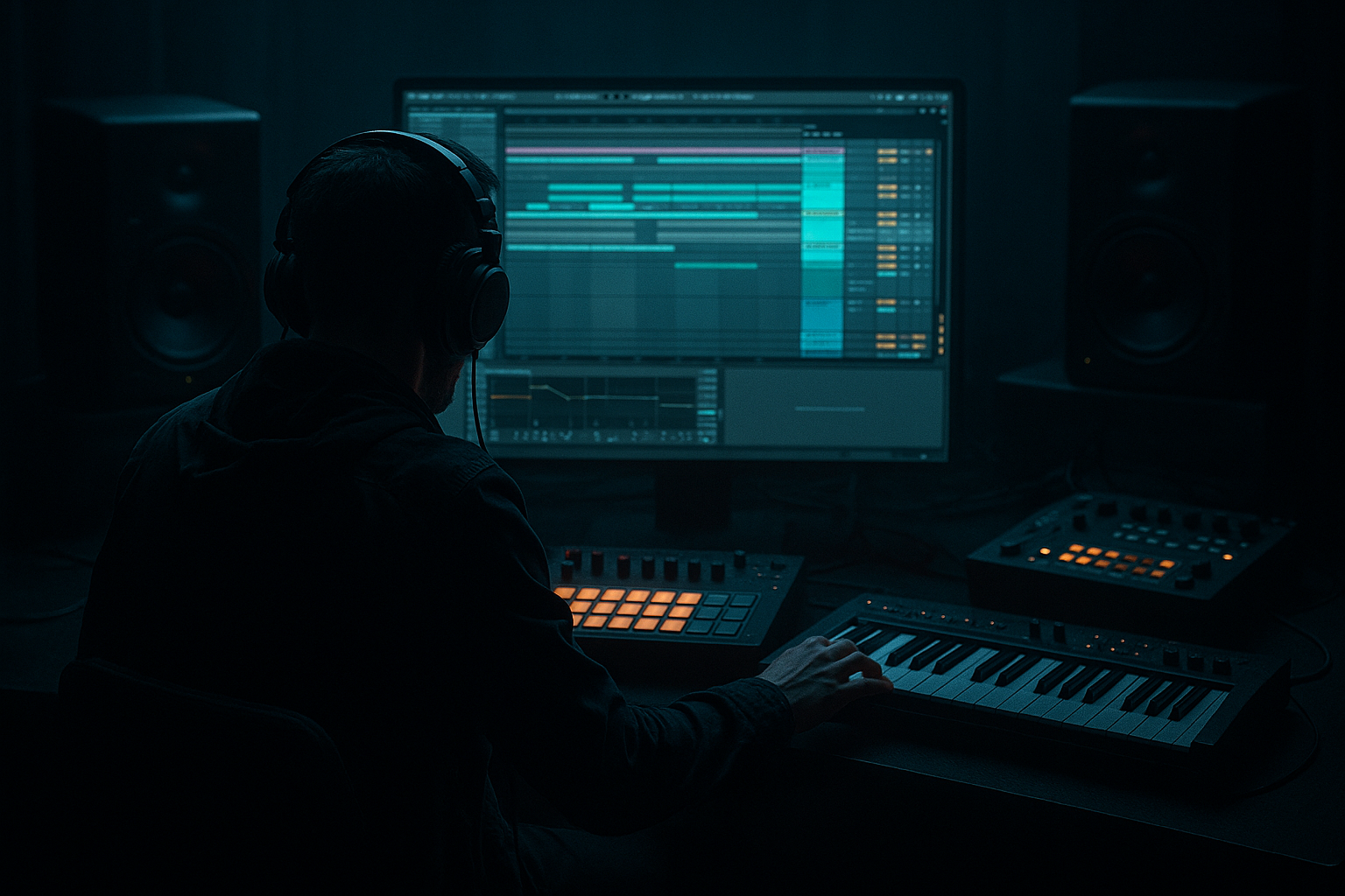 Midnight Amen a jungle 808 tail: flip and arrange in Ableton Live 12 for jungle oldskool DnB vibes (Beginner) cover image