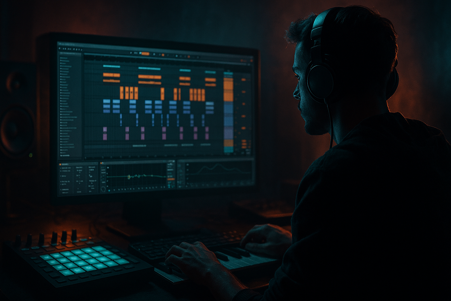 Rebuild a tape-hiss atmosphere for 90s-inspired darkness in Ableton Live 12 (Intermediate) cover image