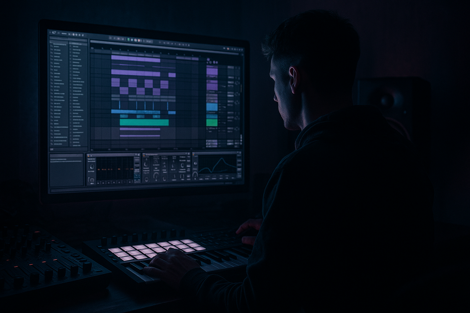 Born on Road filtered breakdown: saturate and arrange in Ableton Live 12 for breakbeat science (Intermediate · Mastering · tutorial) cover image