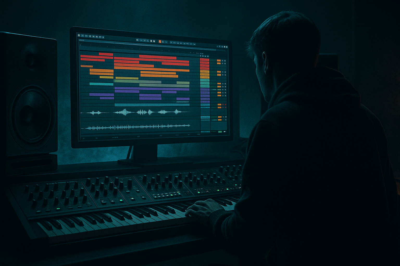 Kanine edit: drive a ghost percussion from scratch in Ableton Live 12 with groove pool tricks (Advanced · Vocals · tutorial) cover image
