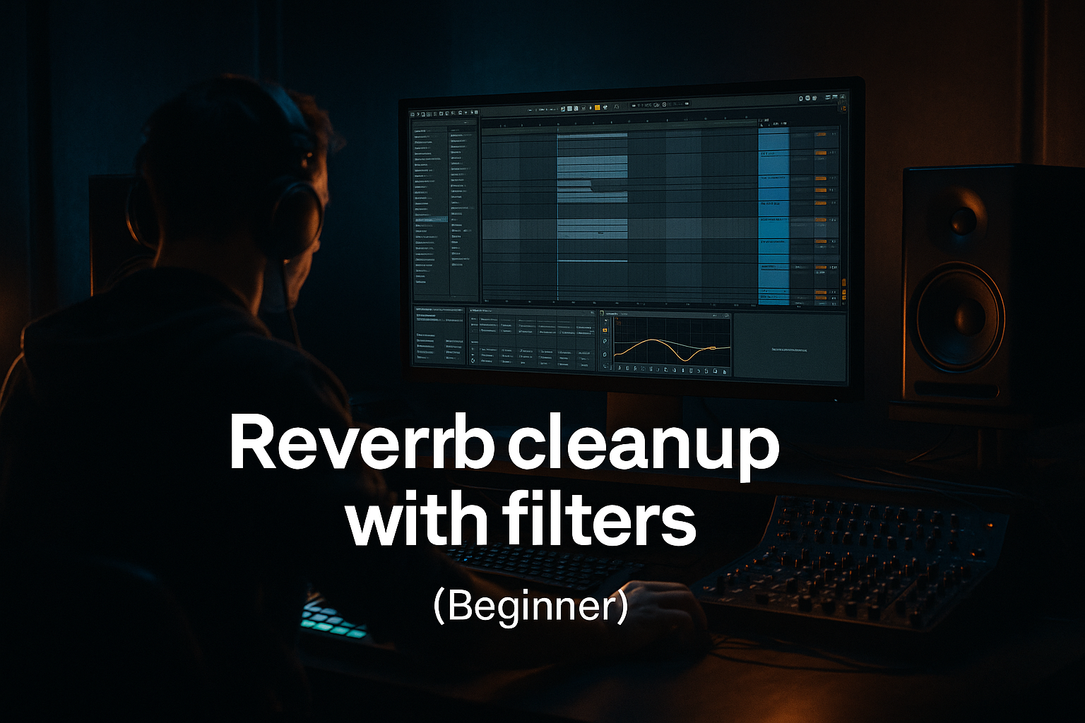 Concrete Echo a reese patch: design and arrange in Ableton Live 12 (Beginner) cover image
